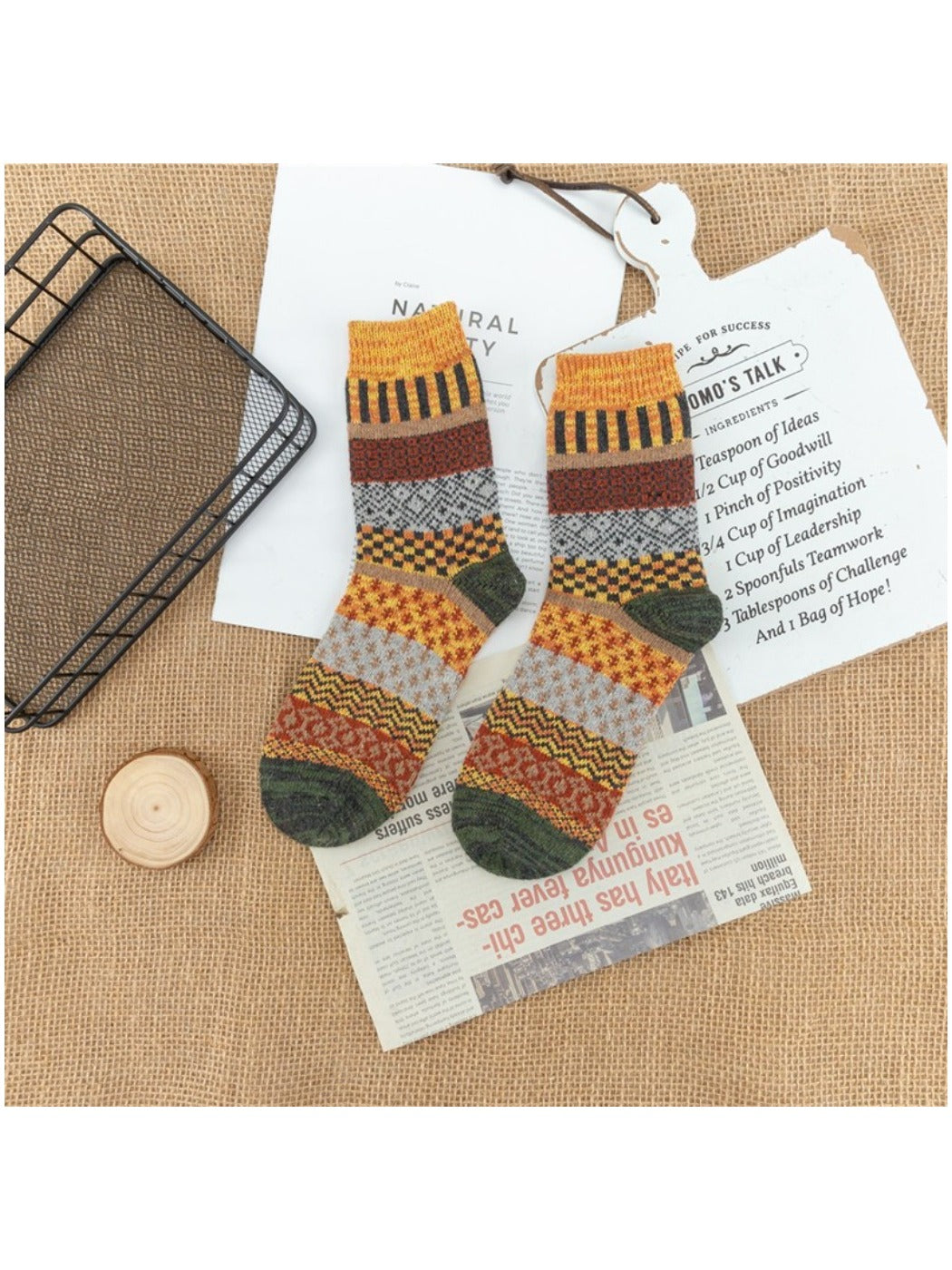 Rufia - Thick Mid-calf Socks for Winter