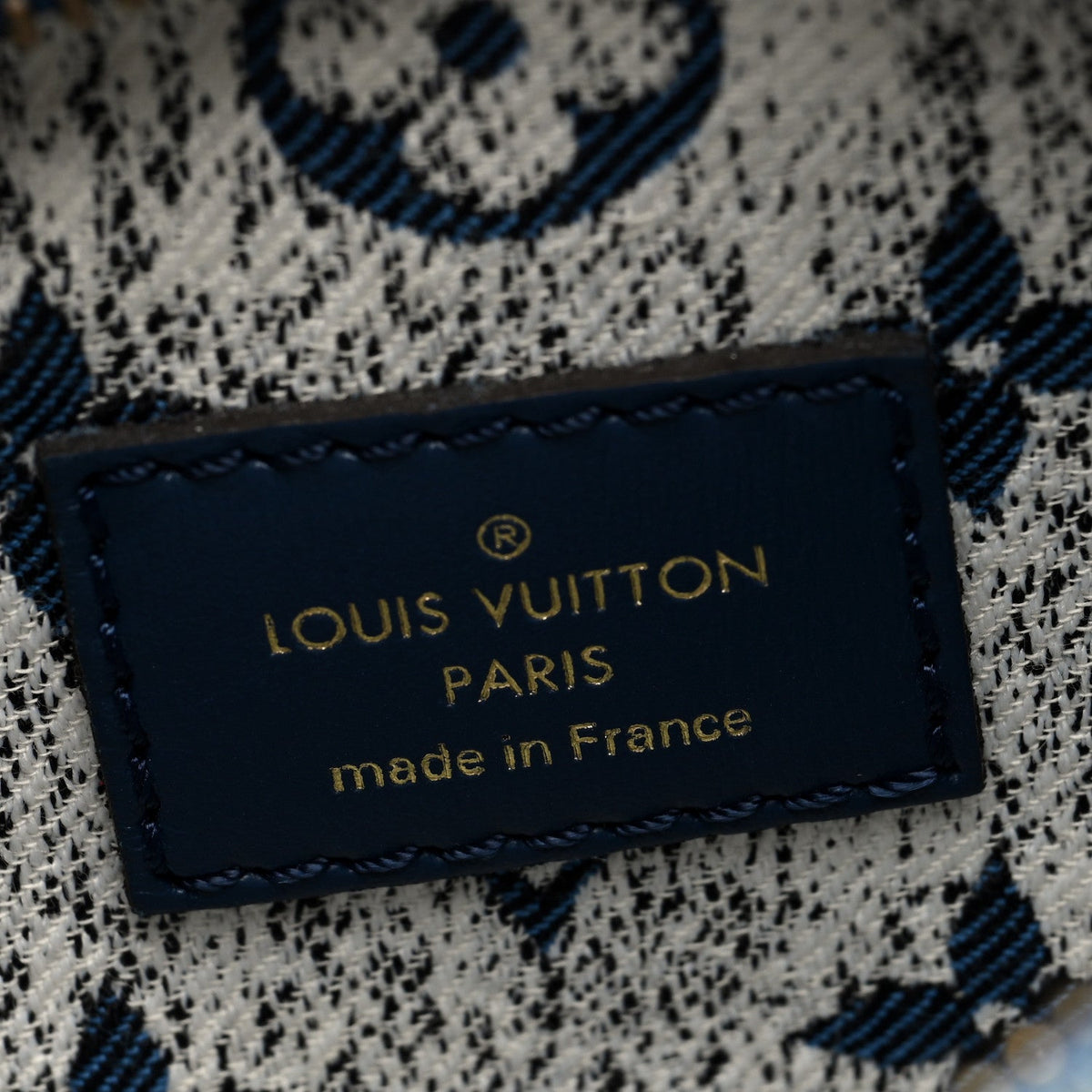 Monogram Jacquard Denim Loop Bleu