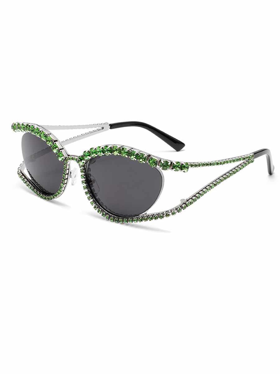 Nalani Diamond-Encrusted Sunglasses