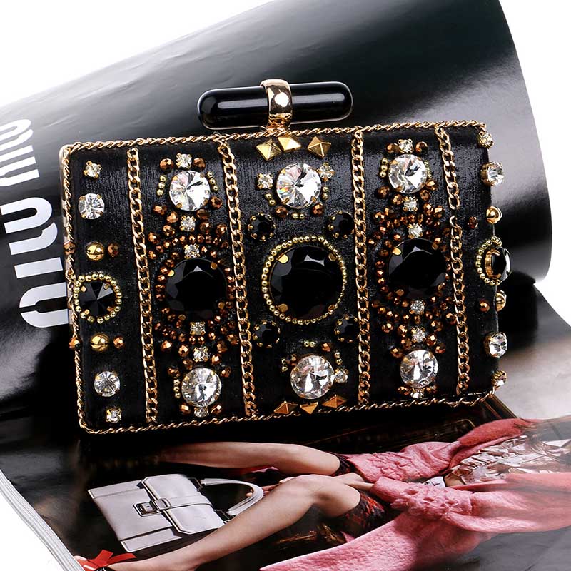 Gorgeous Embellished  Banquet Handbag
