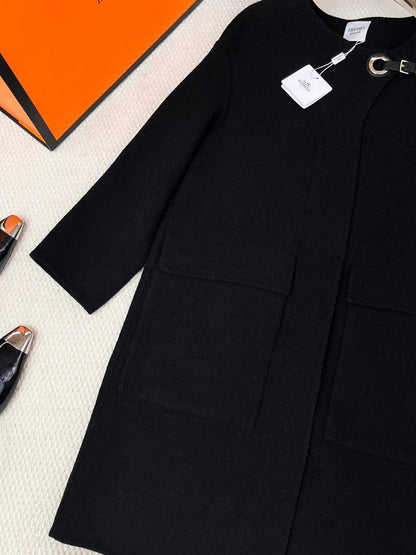 HERMES 25S CASHMERE COAT 196