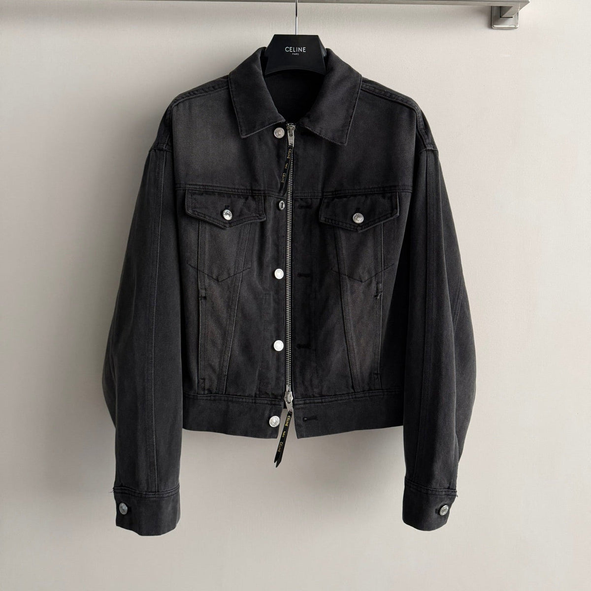 Celine 26SS Black Denim Jacket 882446