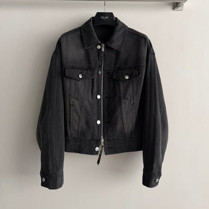 Celine 26SS Black Denim Jacket 882446