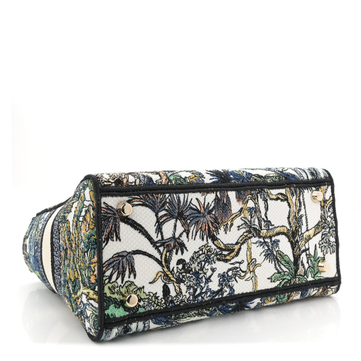Canvas Embroidered Etoile de Voyage Medium Lady D-Lite Multicolor