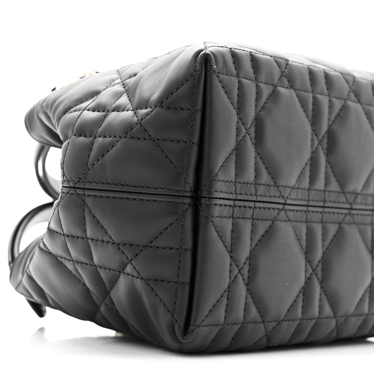 Calfskin Macrocannage Small Toujours  Black