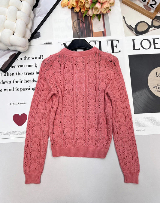 CHANEL 25S LONG-SLEEVE SWEATER 442