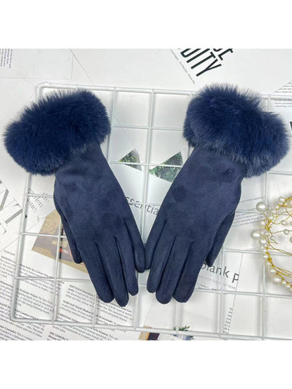 Gloving - Women's Fur-Cuff Winter Gloves