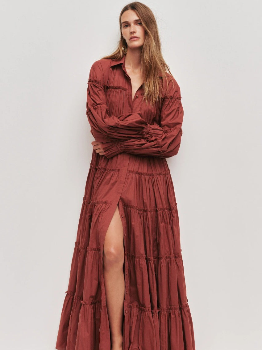 Alba Maxi Dress In Red