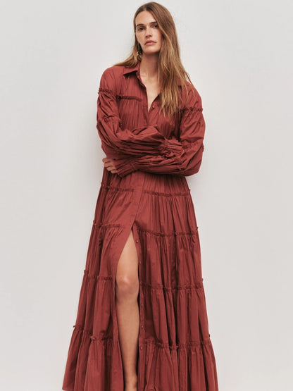 Alba Maxi Dress In Red