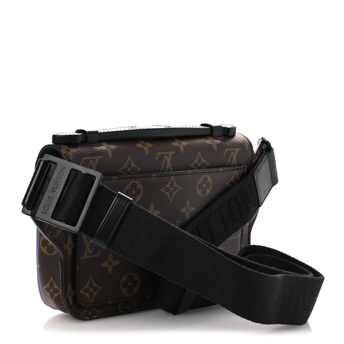 Monogram S Lock Sling Bag Purple