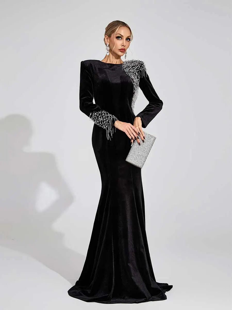 Azalea Beaded Maxi Dress