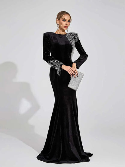 Azalea Beaded Maxi Dress
