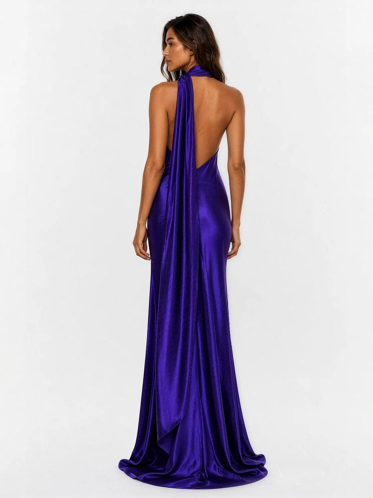 Mia Royal Rose Halter Maxi Dress