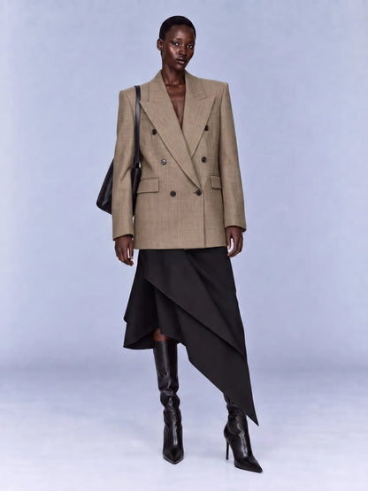 Heidi Double-Breasted Oversized Blazer