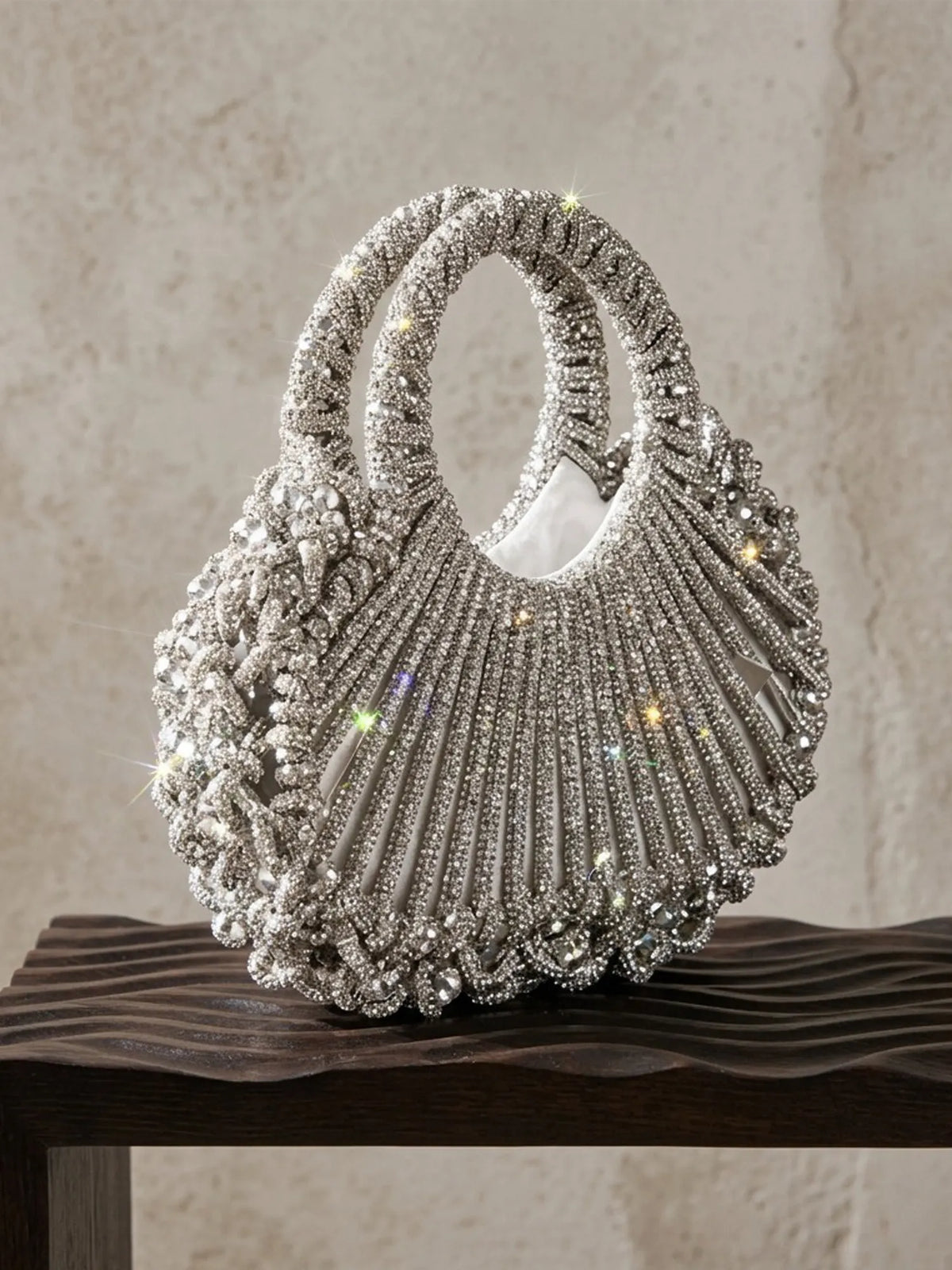 Paisley Rhinestone Handbag