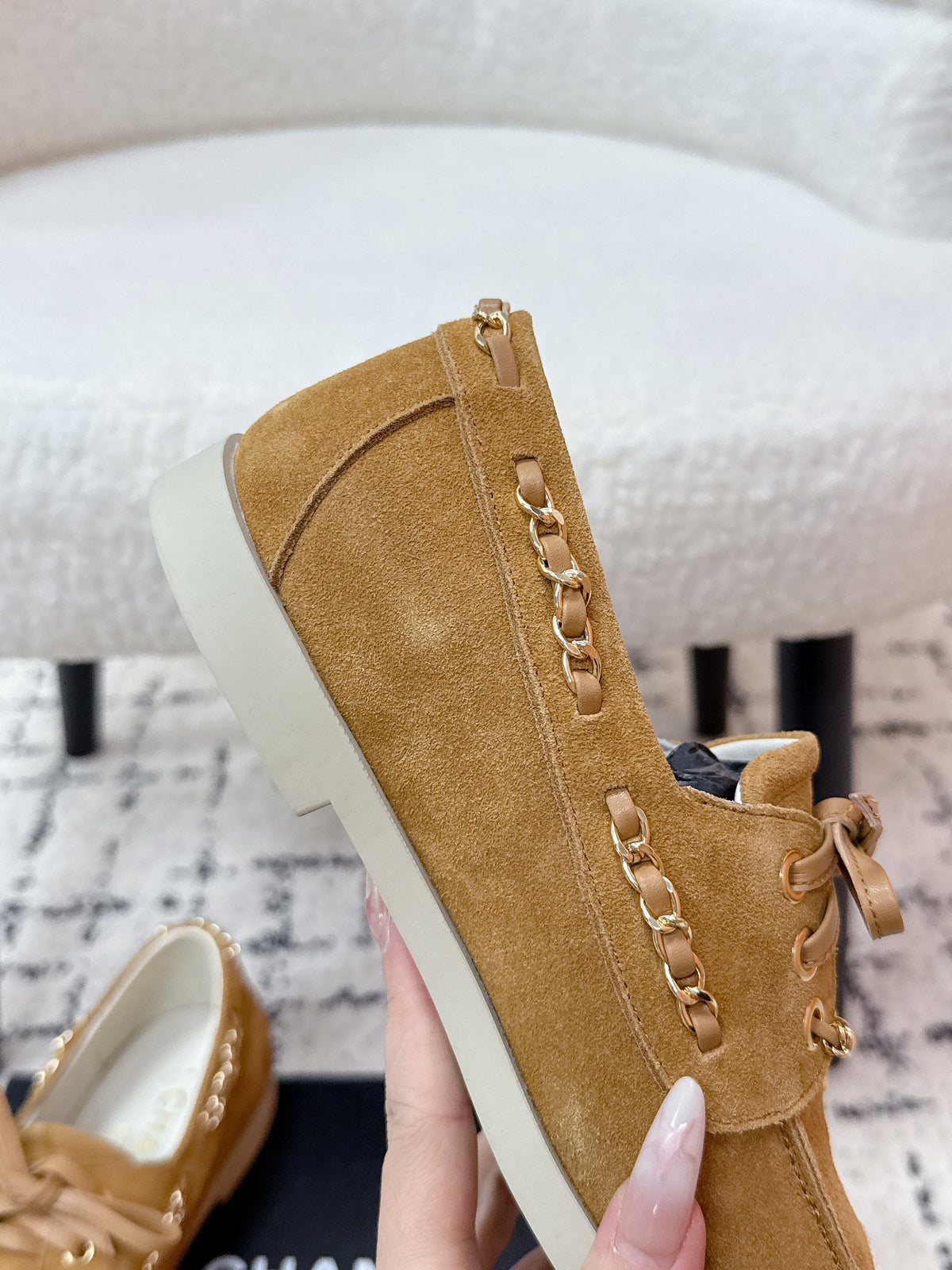 CC Cruise 25/26 Moccasins Brown White Suede