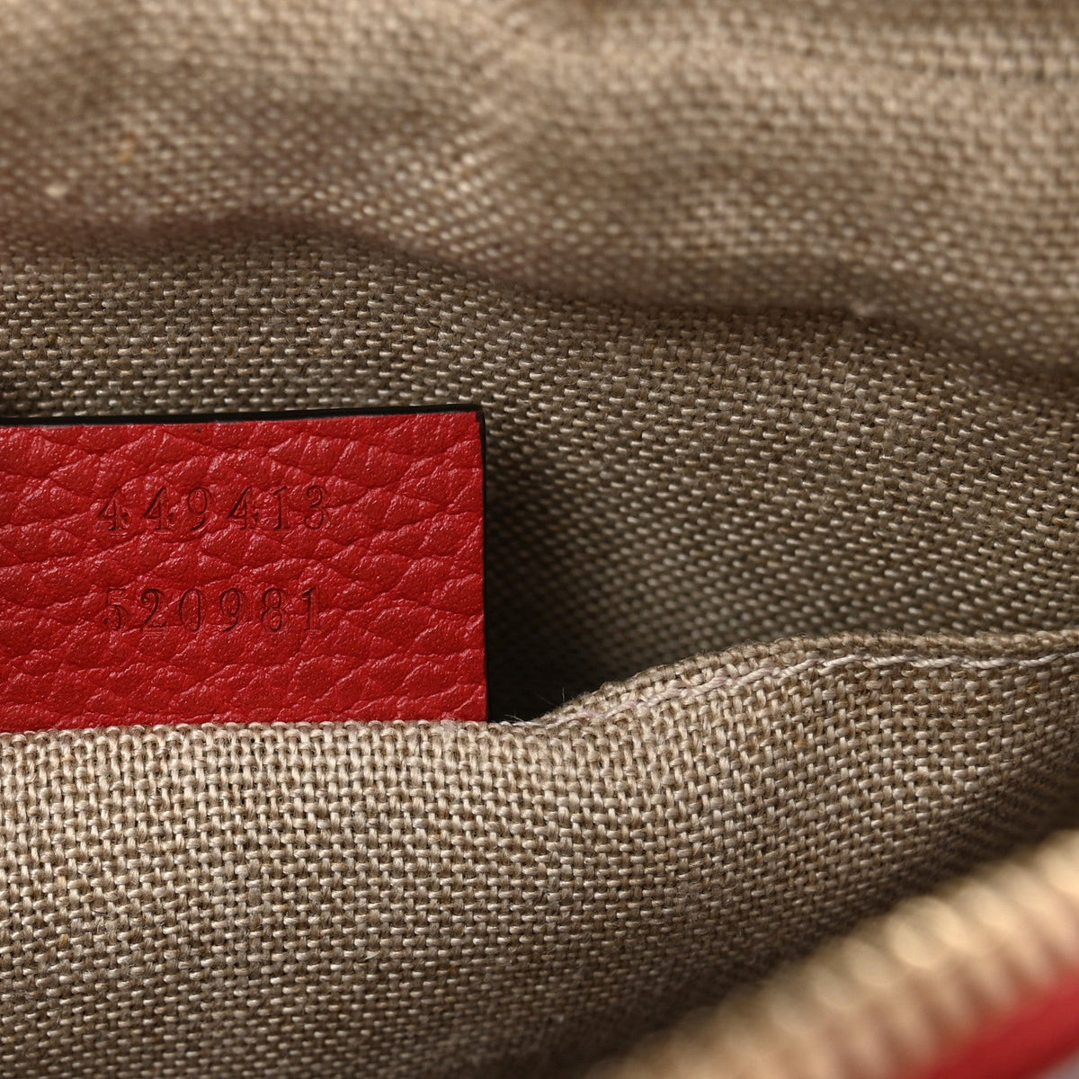 Monogram Mini Bree Messenger Bag Red