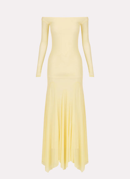 Maribel Maxi Dress - Yellow