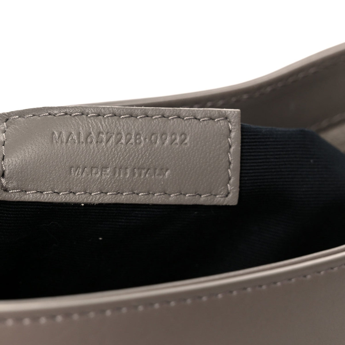 Smooth Calfskin Le 5 A 7 Hobo Greyish Brown