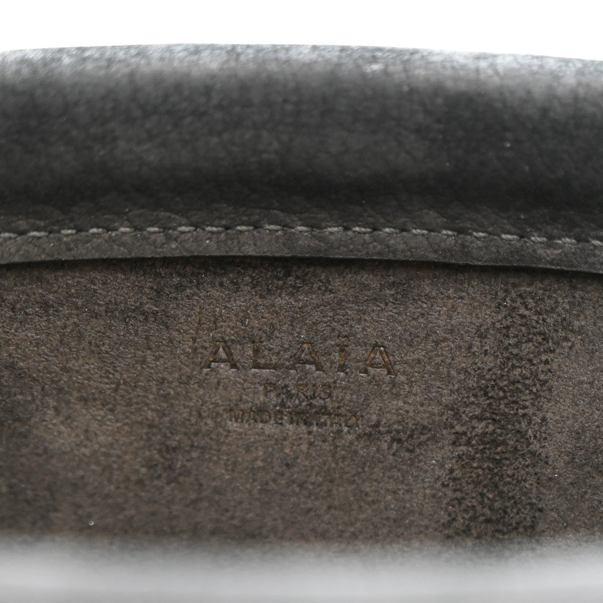 Suede Le Click East West Small Bag Black