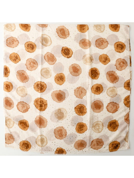 Scarvii - Dreamy Circle Print Long Scarf - Thin &amp; Flowy