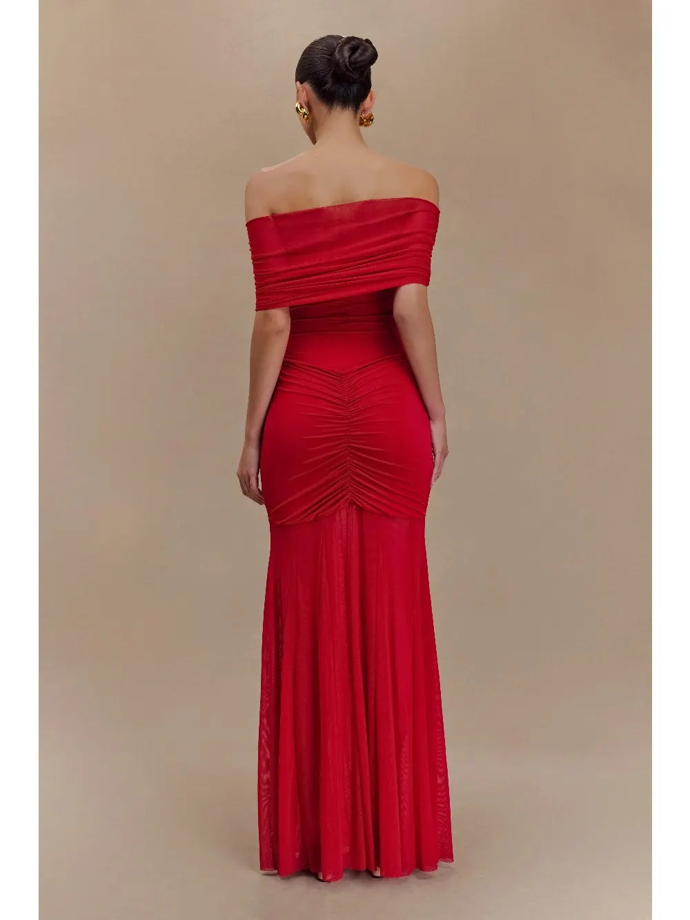 Aliyah Maxi Dress In Red