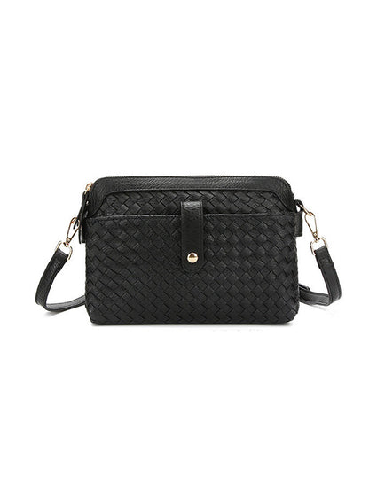 Split-Joint Woven Bags Crossbody Bags