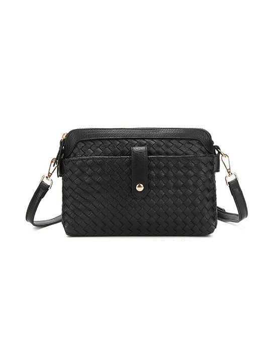 Split-Joint Woven Bags Crossbody Bags