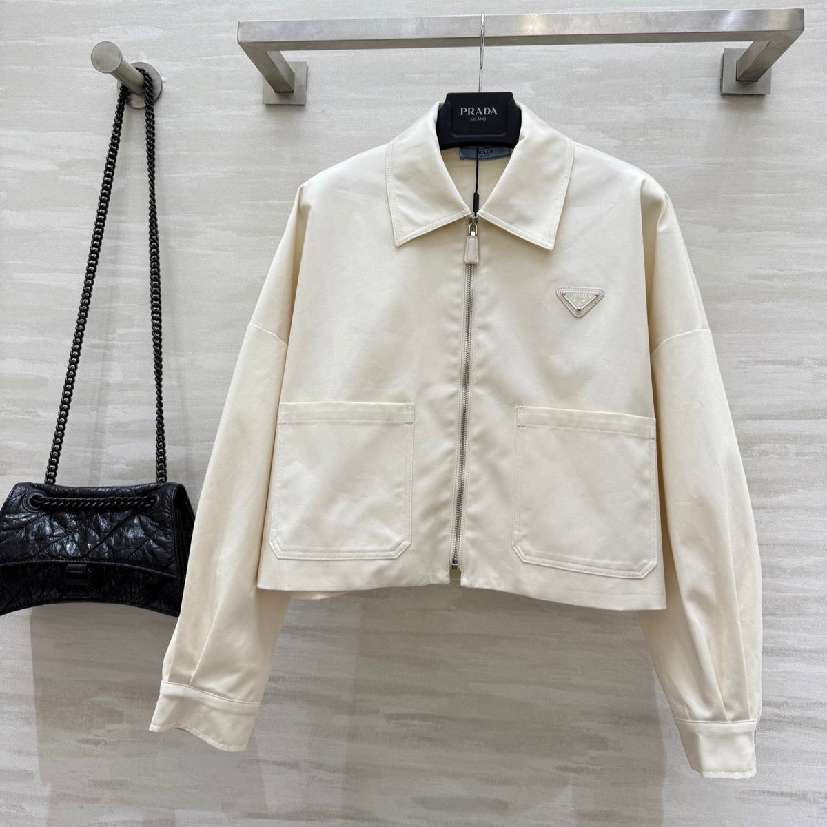 Prada 25 Set White Polyester 303389