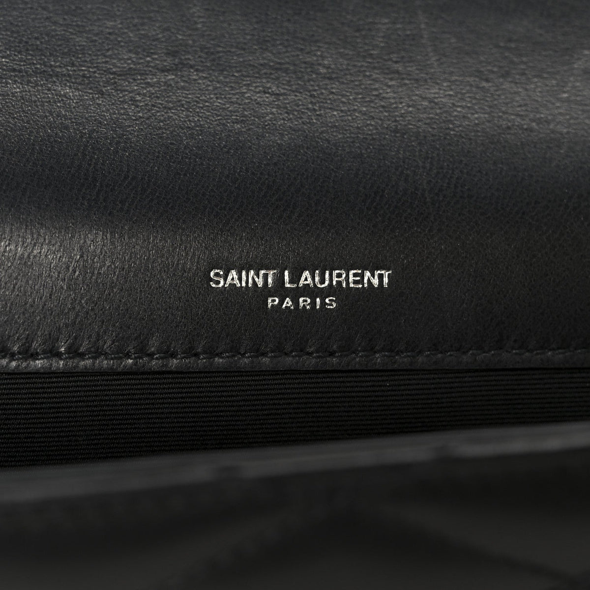 Lambskin Quilted Kate Clutch Black