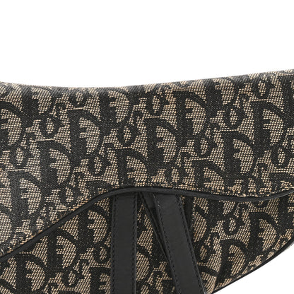 Monogram Saddle Bag Black