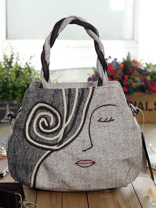 Gray Handbag