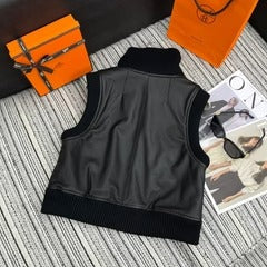 HERMES 25S SHEEPSKIN VEST 175