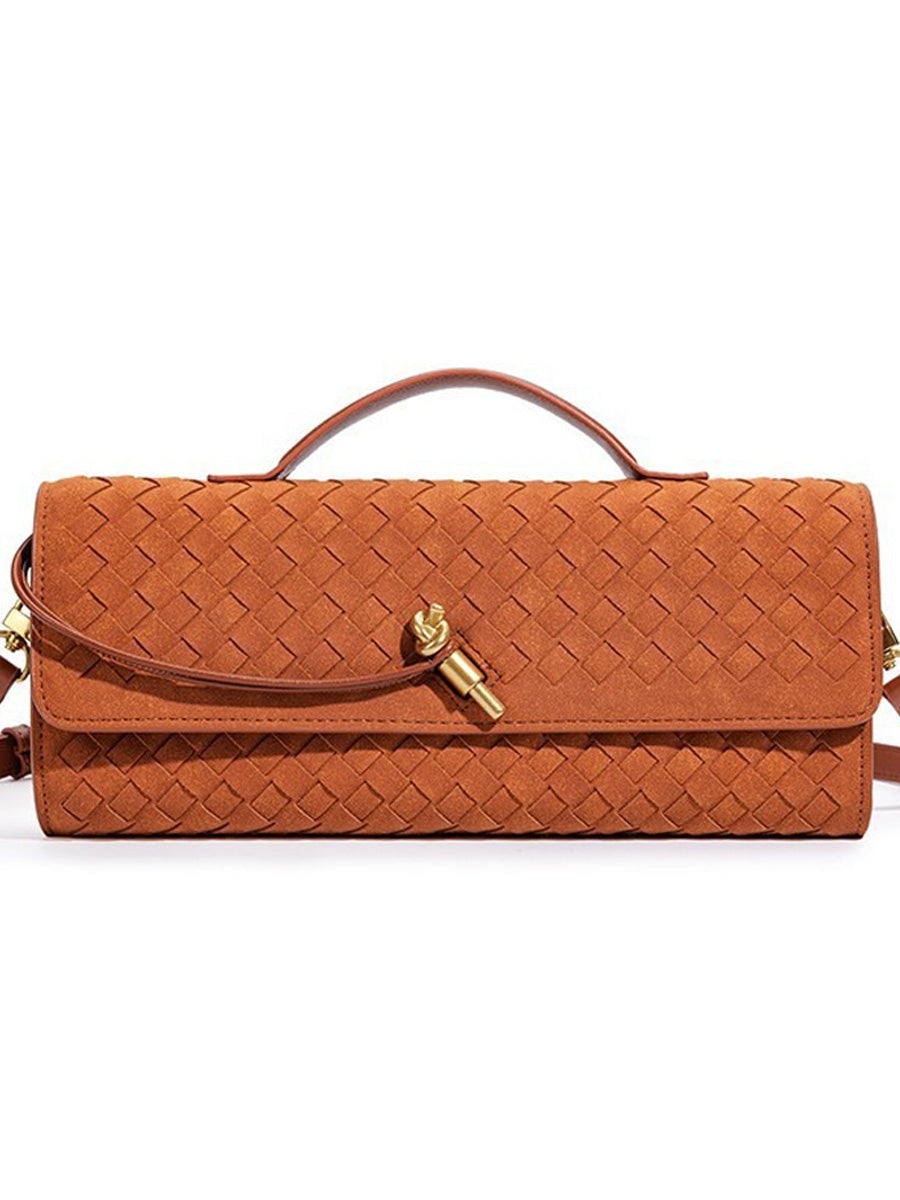 Aurora Hand-Woven Matte Cowhide Bag