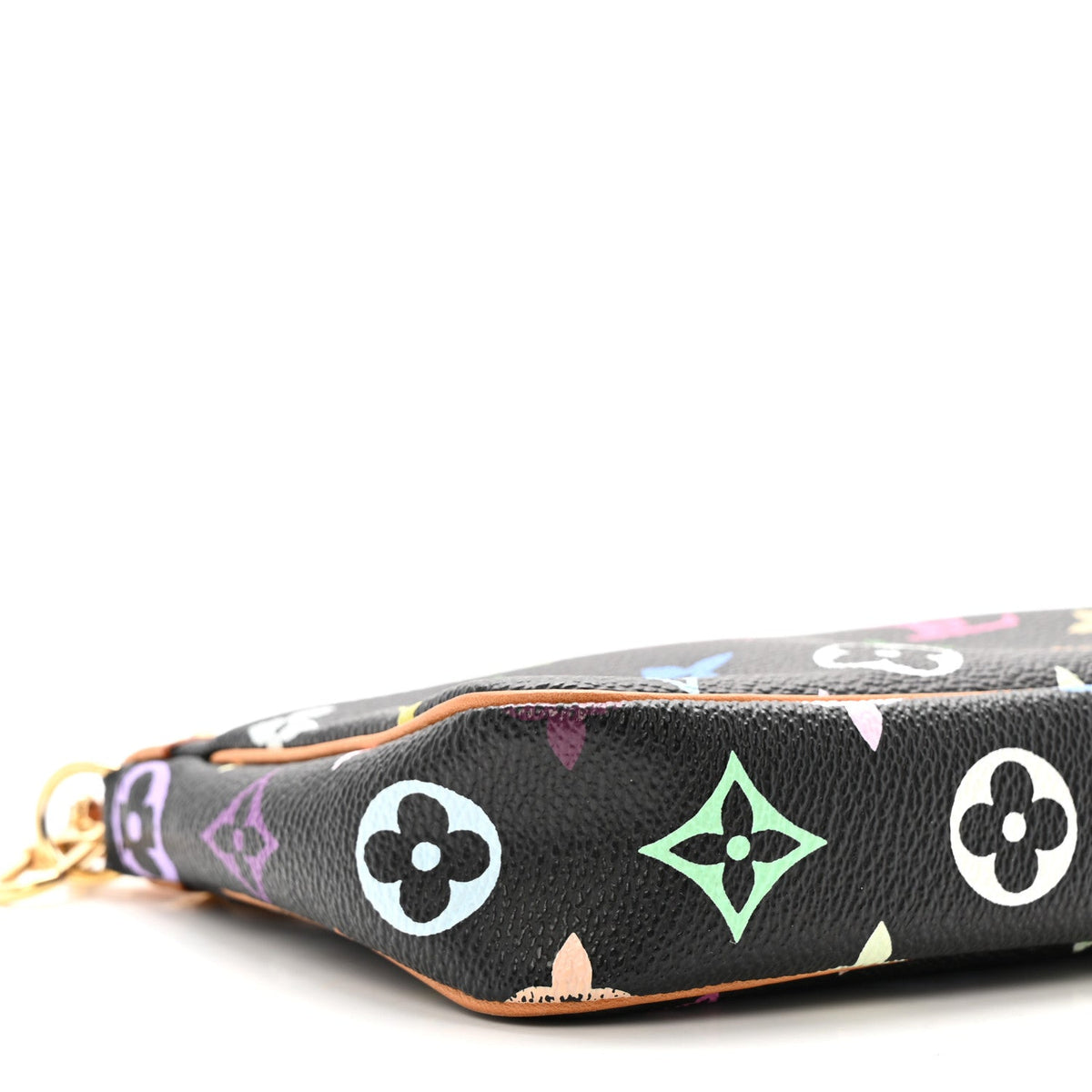 Monogram Multicolor Pochette Accessories Black