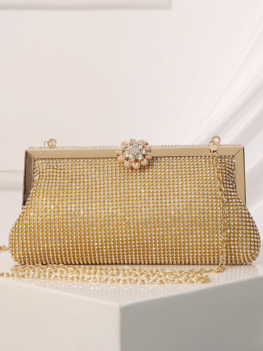 Everly Snap-On Rhinestone Bag