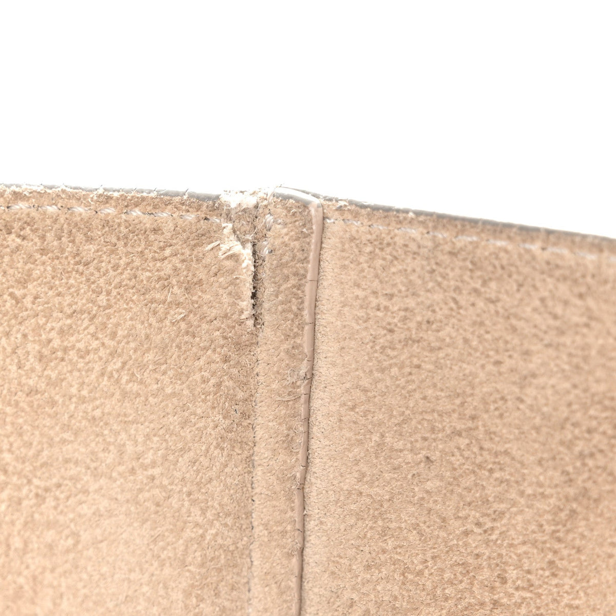 Soft Grained Calfskin Small Sangle Bucket Bag Light Taupe