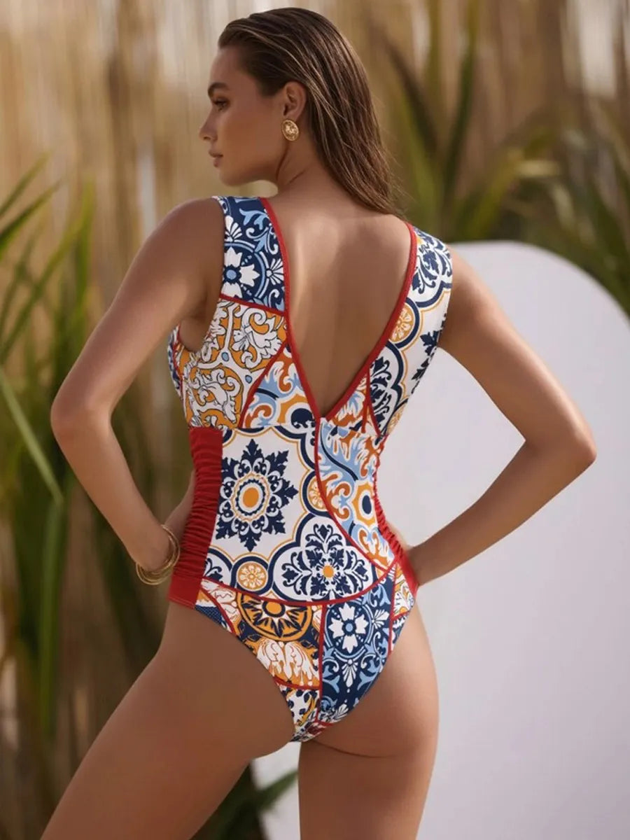 Harper Printed Swimsuit Set