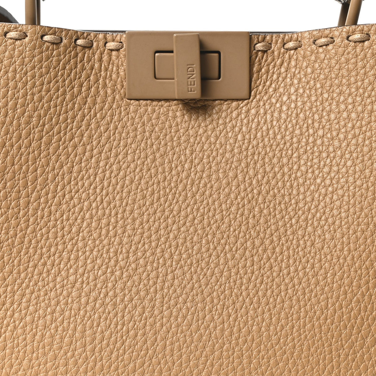 Cuoio Romano Vitello Elaphe Cover Sellerissima Monochrome Mini Peekaboo I SEE U Satchel Cammello