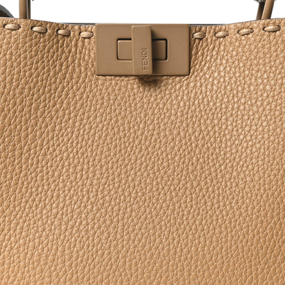Cuoio Romano Vitello Elaphe Cover Sellerissima Monochrome Mini Peekaboo I SEE U Satchel Cammello