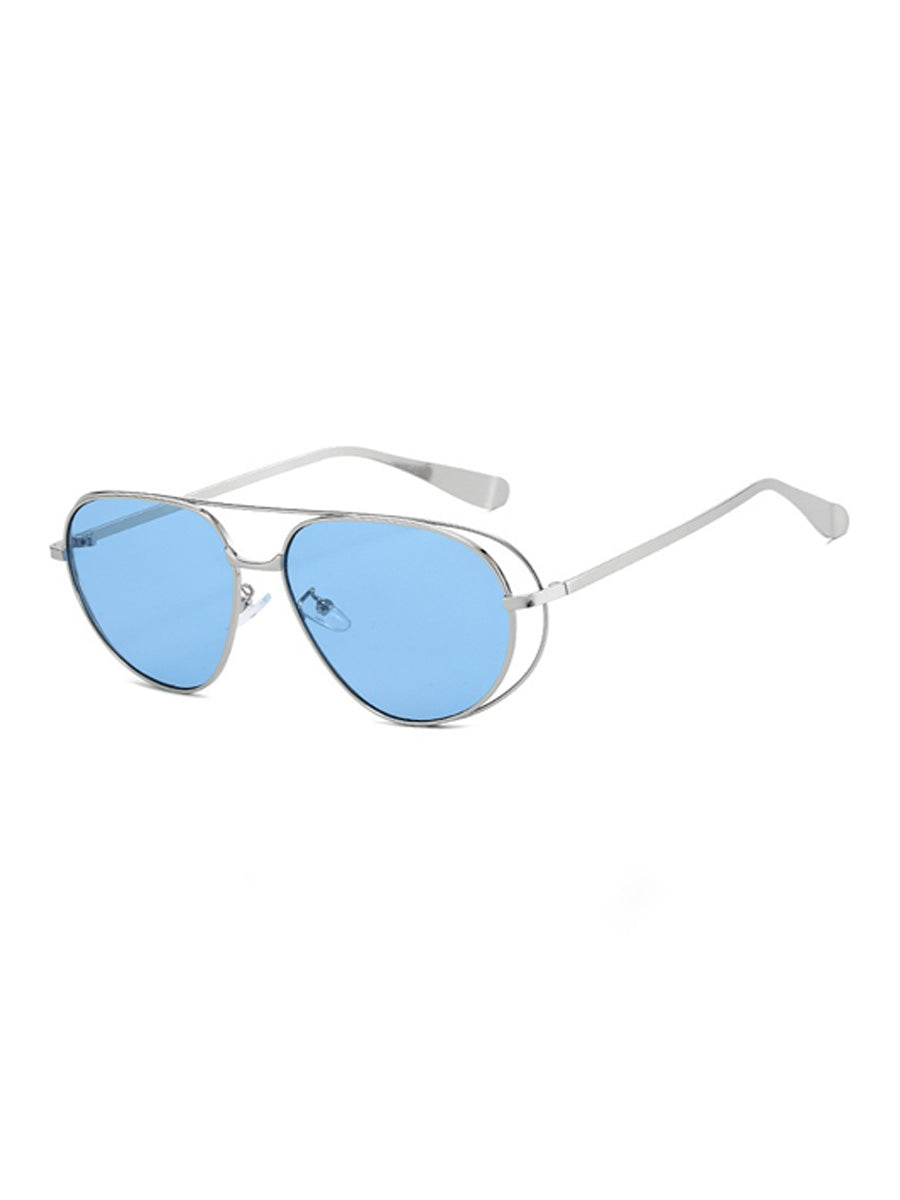 Ada Metal Aviator Sunglasses