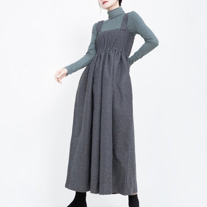 Cotton Polyester Wide Leg Suspenders Overalls Pants