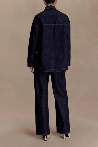 Oversized Denim Shirt