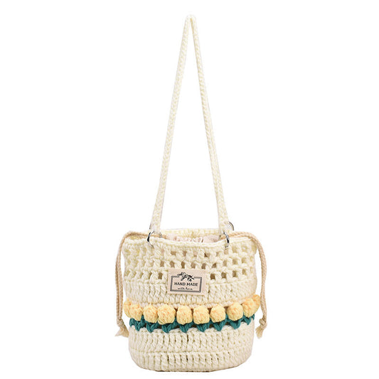 Crochet Granny Square Bag Tulip Wool Packet