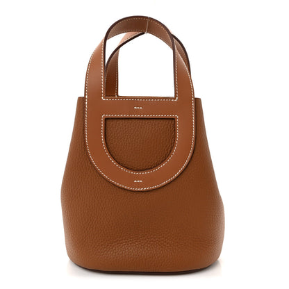 Taurillon Clemence Swift In-The-Loop 18 Bag Gold