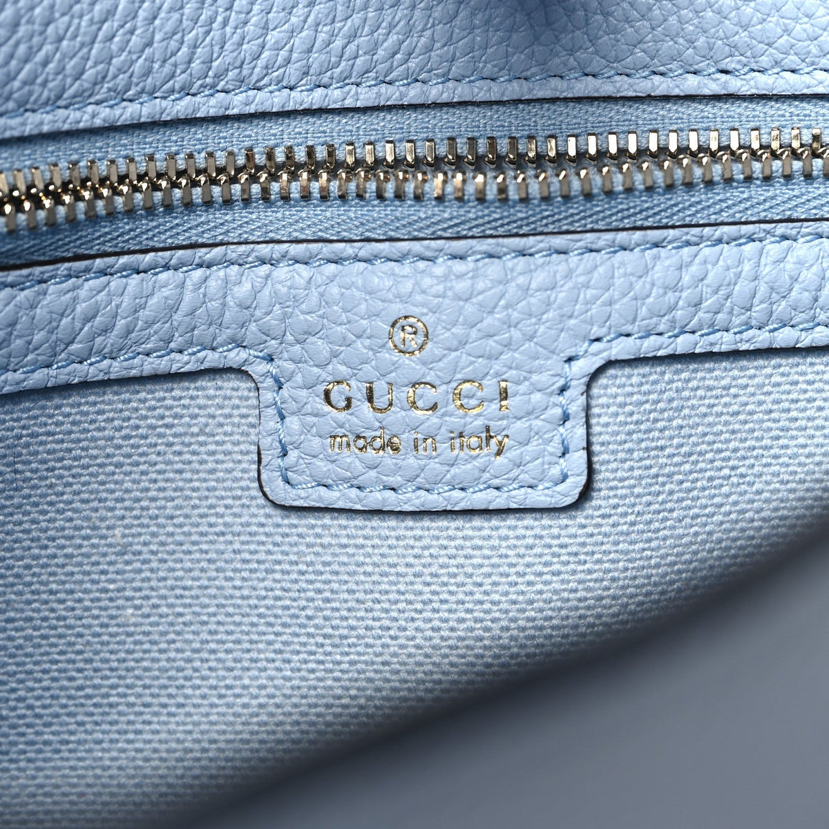 Grained Calfskin Mini Jackie 1961 Hobo Light Blue