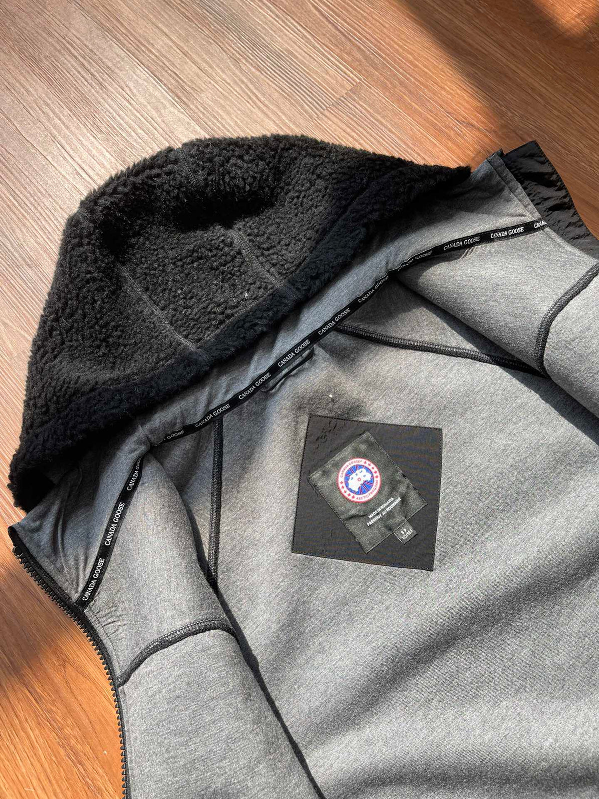 C. Goose Hoodie Black Lambswool 0010