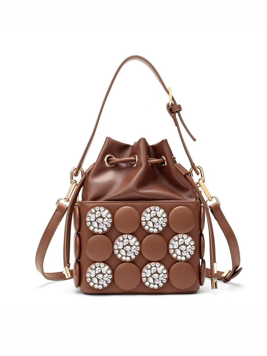 Persephone Retro-Button Cylindrical Bag