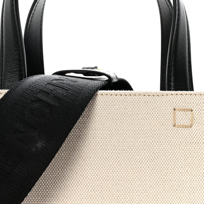 Canvas Medium G-Tote Beige Black