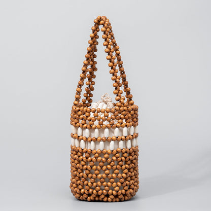 Retro Bead Bucket Handmade Bags